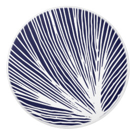 Abstrakt Beach Scallop Seashell Knopp