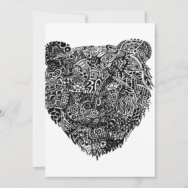 Abstrakt Bear_ Meddelande (Framsida)