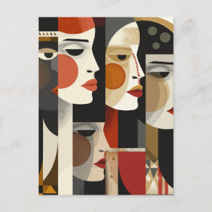 Abstrakt Beauty Palette Artistry Vykort