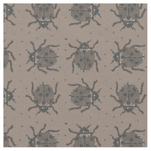 Abstrakt Beetles Tyg