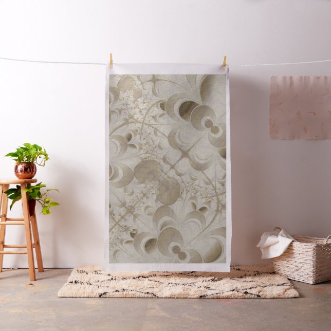 Abstrakt beige mönster tyg (In Situ)