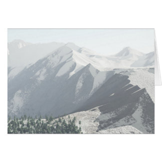 Abstrakt berg - kort