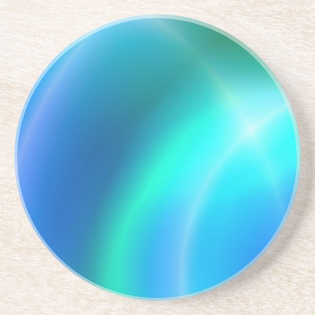 Abstrakt Berg-och-dalbana Underlägg Sandsten (Framsidan)