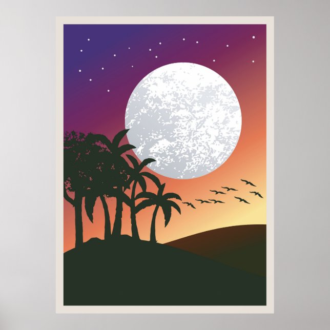 Abstrakt bergskunst, poster (Framsidan)