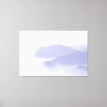 Abstrakt Bergslandschaft Natur Periwinkle Blå