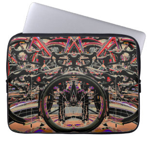 Abstrakt Bikes Laptop Fodral