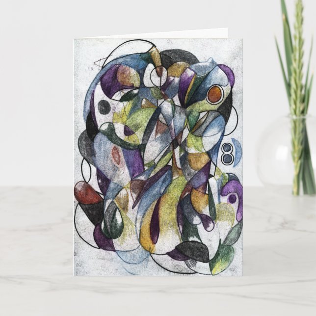 Abstrakt Bilder:  Spirit Totem Kort (Framsida)