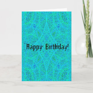 Abstrakt Birthday Kort