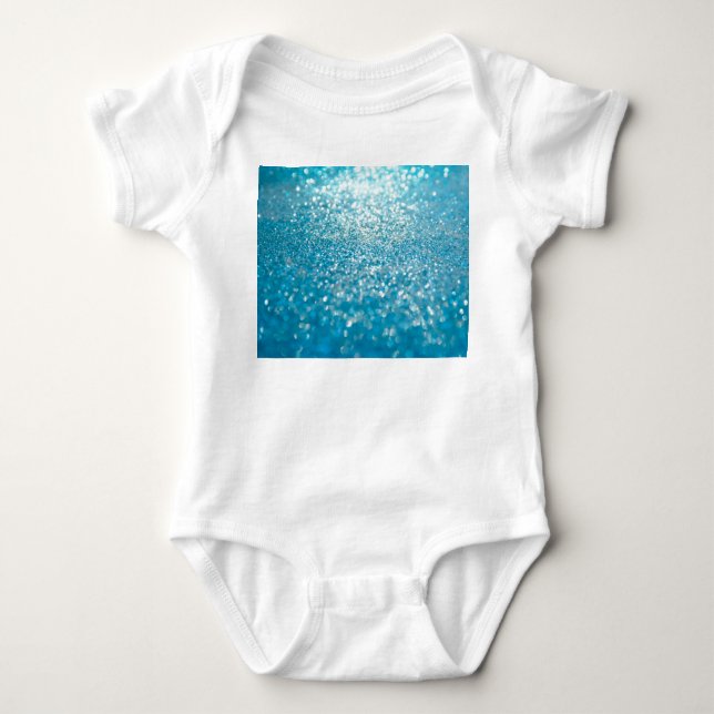 Abstrakt blå ljus, konstnärlig bakgrund. t shirt (Framsida)