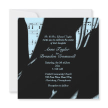 Abstrakt Black and Powder Blue Music