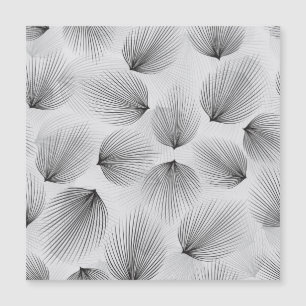 Abstrakt Black Flowers: Grått Elegance.
