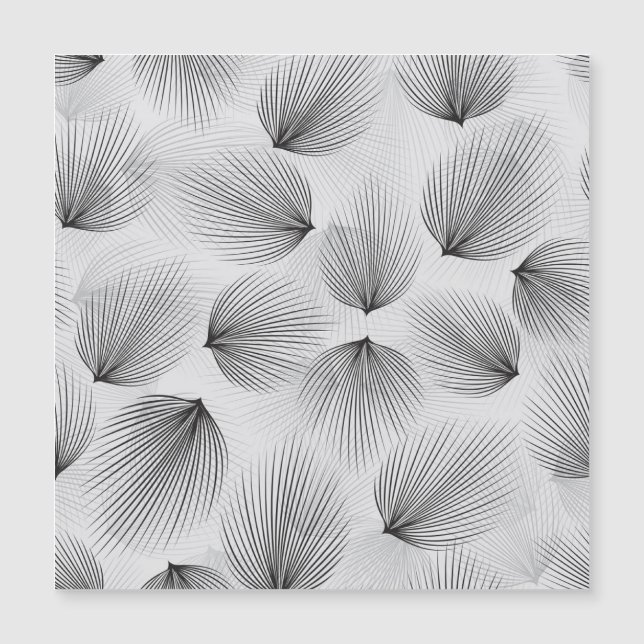 Abstrakt Black Flowers: Grått Elegance. (Framsida)
