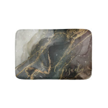Abstrakt Black Guld Marble