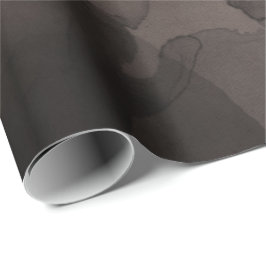 Abstrakt Black Rosa  Creamy Bläck Painting Presentpapper