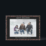 Abstrakt Black Rosa Dot Personlig Photo Helgdag<br><div class="desc">Skicka varmt önskemål med trendigets fotokort för helgdag med anpassningsbar namn och abstrakt svart och rosa helgdag. Snyggtens utformning ger dig ett modernt ljus i säsong hälsning, medan personligens beröring gör den unik för dig. Med det här kortet kombineras contemporaryns design med festiv cheer-perfekt, vilket skapar en minnesvärd keepé för...</div>