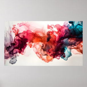 Abstrakt bläck som blandar struktur poster