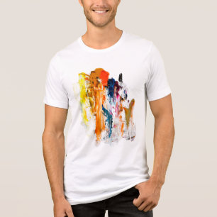Abstrakt Blad från en levande konstnärspalett T Shirt