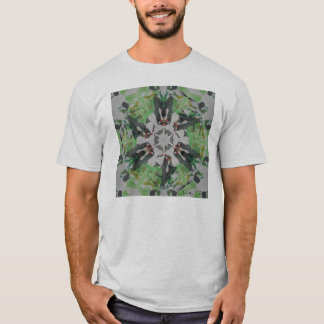 Abstrakt blandat massmedia t shirt