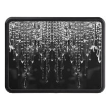 Abstrakt blänka Bokeh svart vitdekor