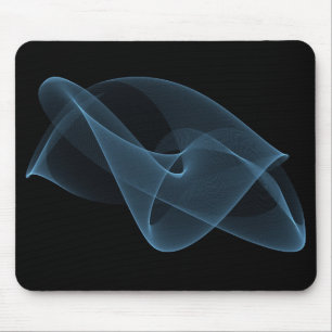 Abstrakt blått Mousepad Musmatta