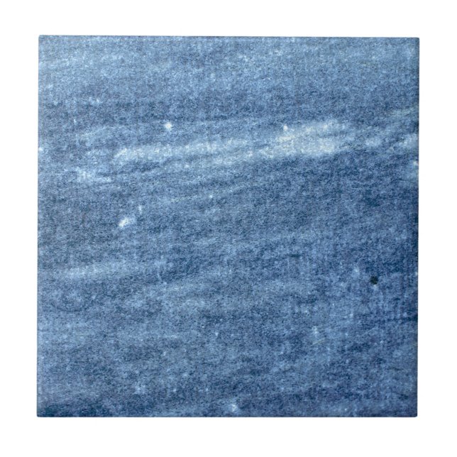 Abstrakt blått- och vitmarmor kakelplatta (Framsidan)