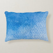 Abstrakt Blått vattenfärgsbakgrund. Bakåtriktad