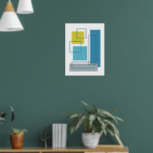 Abstrakt block 1 Geometrisk design
