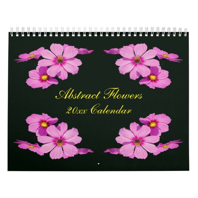 Abstrakt blomfotografi  kalender (Omslag)