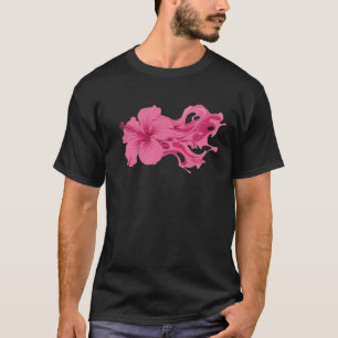 ABSTRAKT BLOMMA 9 Konstnärlig designtryck T Shirt