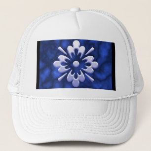 Abstrakt blomma keps