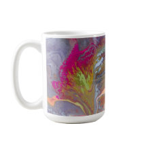 Abstrakt blomma ljusa färger