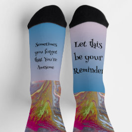 Abstrakt blomma ljusa färger med meddelande 2