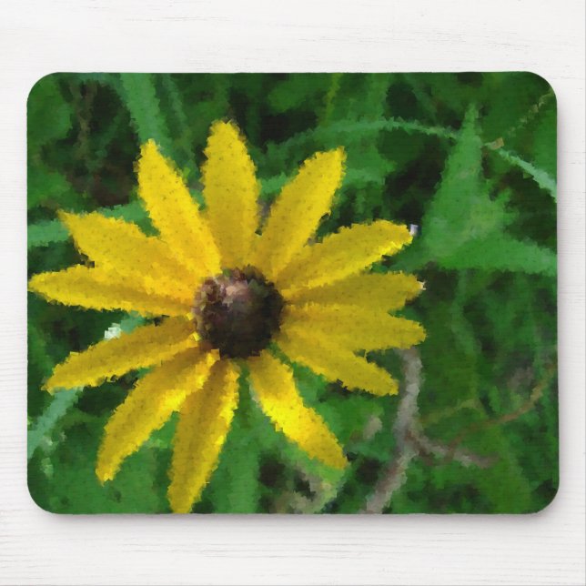 Abstrakt blomma musmatta (Framsidan)