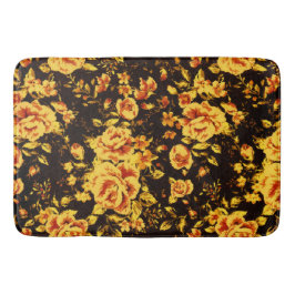 Abstrakt blommigt gnistra Glas struktur Badrumsmatta