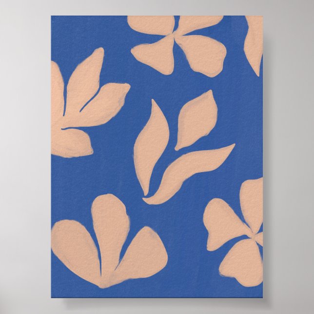 Abstrakt Blommigt Illustration av väggkonst (Framsidan)