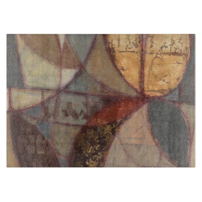 Abstrakt Blommigt Löv målning av Norman Wyatt (Framsidan)