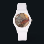 Abstrakt Blommigt Löv Painting av Norman Wyatt Armbandsur<br><div class="desc">Abstrakt blommigt löv mönster fyller i den här målningen av Norman Wyatt. Färgningen av mörken i biet hjälper de gyllene partierna att dyka upp ännu mer, vilket ger liv till arbetet. Det skulle ge en underbar gåva till någon som kärlek contemporary konst!</div>