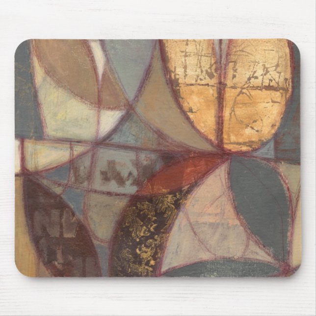 Abstrakt Blommigt Löv Painting av Norman Wyatt Musmatta (Framsidan)