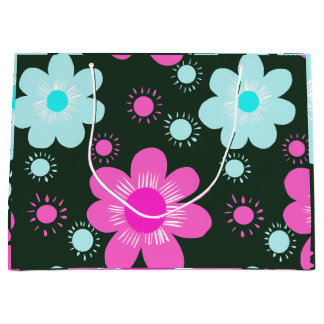 Abstrakt Blommigt Mandala Mönster Design Red