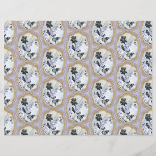 Abstrakt Blommigt Medallion