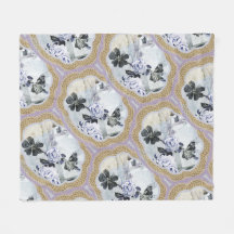 Abstrakt Blommigt Medallions