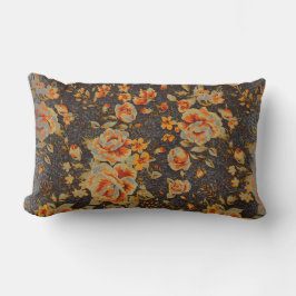 Abstrakt Blommigt, pennstreck struktur Lumbarkudde