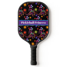 Abstrakt Blommigt Pickleball Princess Pickleball P