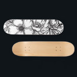 Abstrakt blommigt teckning mini skateboard bräda 18,5 cm<br><div class="desc">Abstrakt blommigt teckning</div>