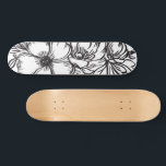 Abstrakt blommigt teckning mini skateboard bräda 18,5 cm<br><div class="desc">Abstrakt blommigt teckning</div>