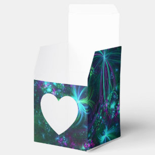 Abstrakt Blommönster Heart-favoritruta Presentaskar