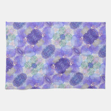 Abstrakt Blommor för lavender och Grönt