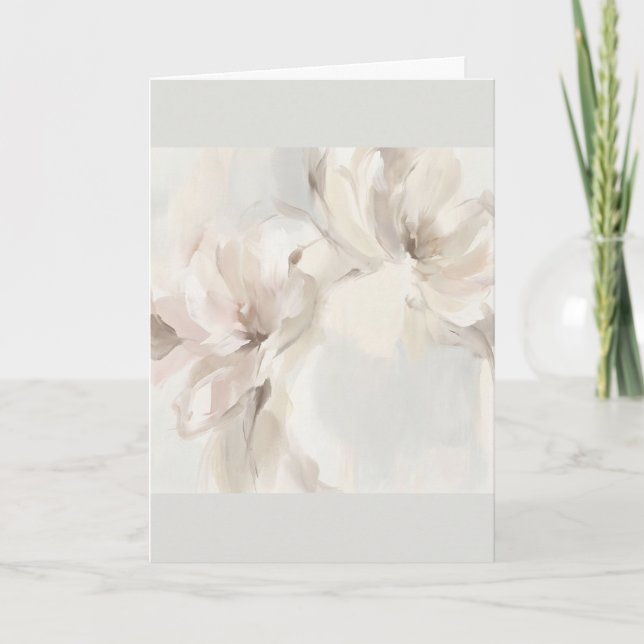 "Abstrakt blomster" Kort (Framsida)