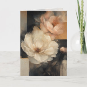 "Abstrakt blomster" Kort