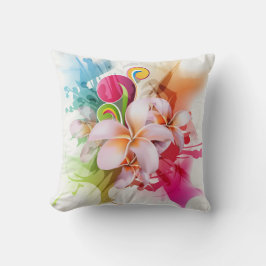 Abstrakt blomster mode kastkudde kudde